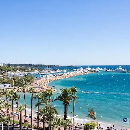 On La Croisette Fabulous Sea View 1 Bed קאן