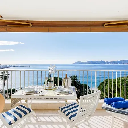 On La Croisette Fabulous Sea View 1 Bed * קאן