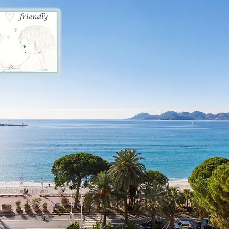 Appartement On La Croisette Fabulous Sea View 1 Bed