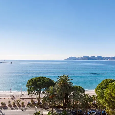 On La Croisette Fabulous Sea View 1 Bed Appartement Cannes